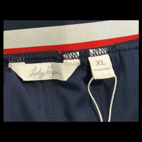 Lady Hagan Pull On Athletic Golf Skort​ Skirt Stars Red White Blue Size XL - NWT - Picture 11 of 15